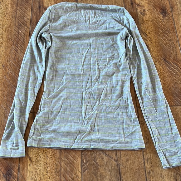 Icebreaker Merino Wool XS Long Sleeve Grey Green - Picture 7 of 11